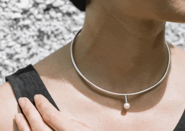 Noon Pearl Choker Pearl Ring 2