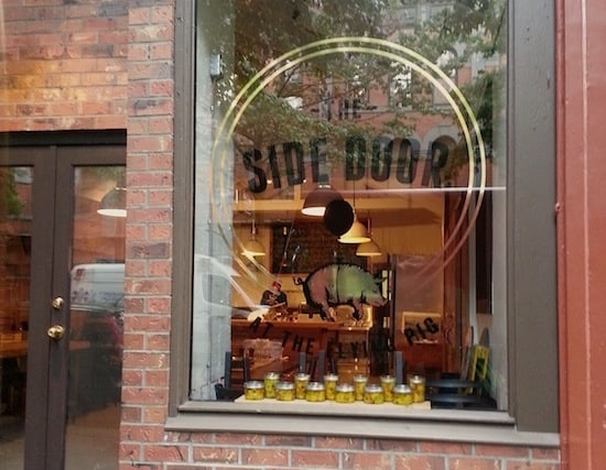 flying pig side door gastown restaurant